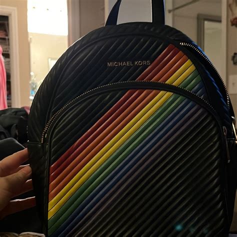 rainbow michael kors backpack|michael kors rainbow wallet.